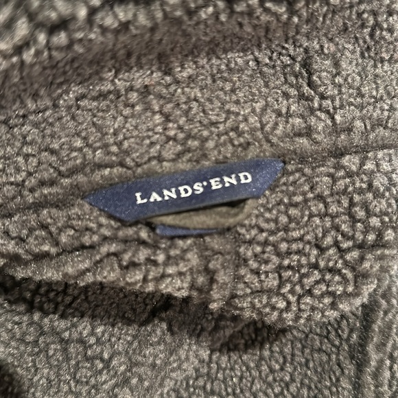 Land’sEnd polyester coat in moss green - Picture 4 of 6